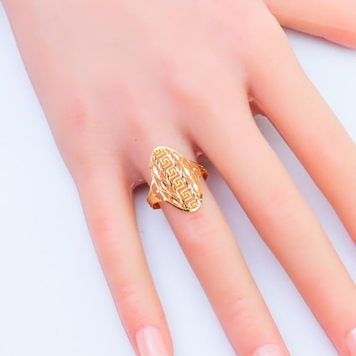 خاتم ذهب عيار 21