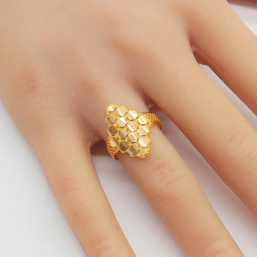 خاتم ذهب عيار 21