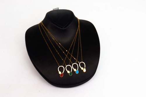 سلسال ذهب البوشرون تصميم الماسي نواعم عيار 18 وزن...