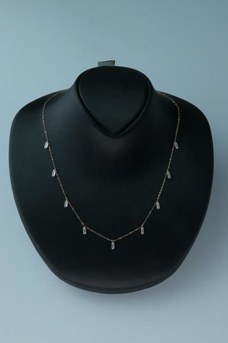 تشوكر ذهب سوليتير تصميم الماسي عيار 18