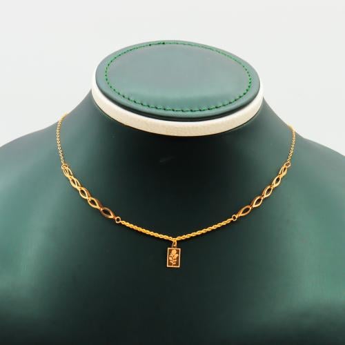 سلسال ذهب عيار ٢١ وزن 0.98 جرام