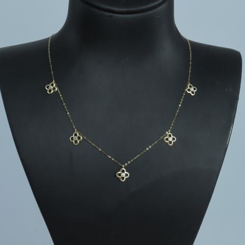 تشوكر ذهب الفان كليف تصميم الماس عيار 18 وزن 1.15...