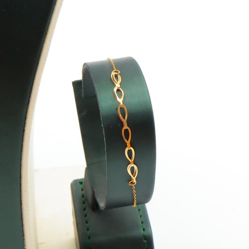 طقم ذهب الرمش عيار 21 وزن 5.12 جرام