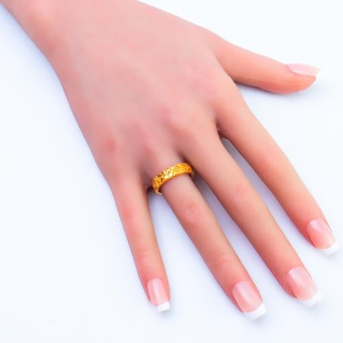 دبلة ذهب غصن الزيتون عيار 21 وزن 2.3 جرام