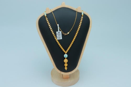 سبحة ذهب هندي عيار 21 وزن 12.18 جرام