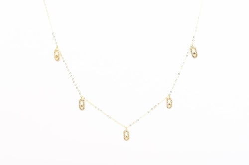 تشوكر ذهب المسيكاء تصميم الماسي نواعم عيار 18 بوزن...