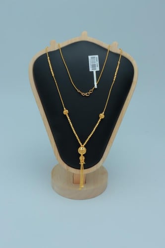 سبحة ذهب بحريني عيار 21 وزن 13.96 جرام