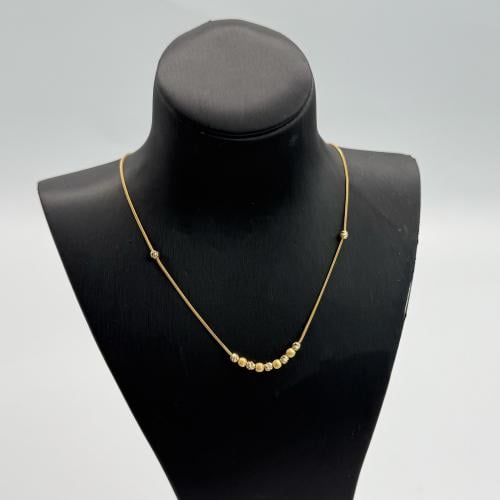 عقد ذهب صافي عيار 21 وزن 3.6 جرام