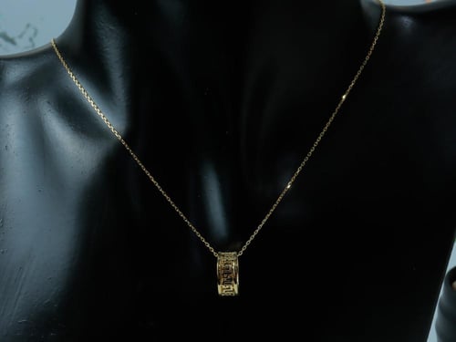 سلسال ذهب ناعم عيار 18 بتصميم الدبلة الفخم الوزن 2...