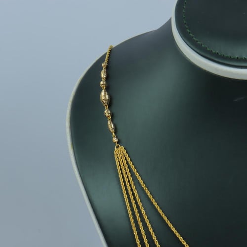 شال ملكي اربعة دور ذهب عيار 21 وزن 15.22 جرام