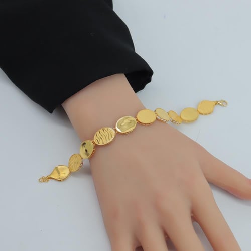 افضل اسوارة ذهب عيار 21 بتصميم فريد وزن 8.46 جرام