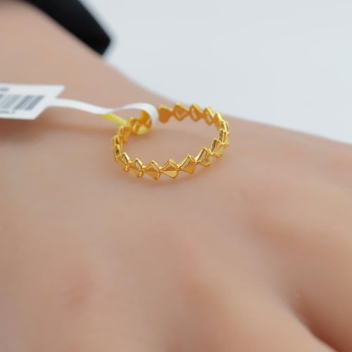 دبله ذهب رفيعة عيار 21 بوزن 1.1 جرام