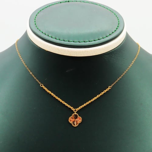 سلسال ذهب ناعم عيار 21 بتصميم راقي وزن 0.8 جرام