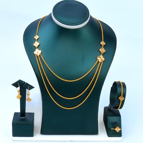 طقم ذهب شال الفان كليف عيار 21 وزن 16.65 جرام