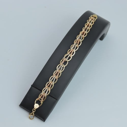 اسوارة ذهب ايطالي عيار 18 ذهب صافي وزن 4.61 جرام