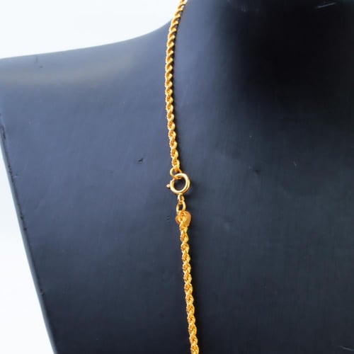 سبحة ذهب تصميم الفراشة عيار 21 وزن 6.08 جرام