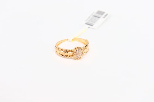 خاتم بوشرون تصميم الماسي عيار 21