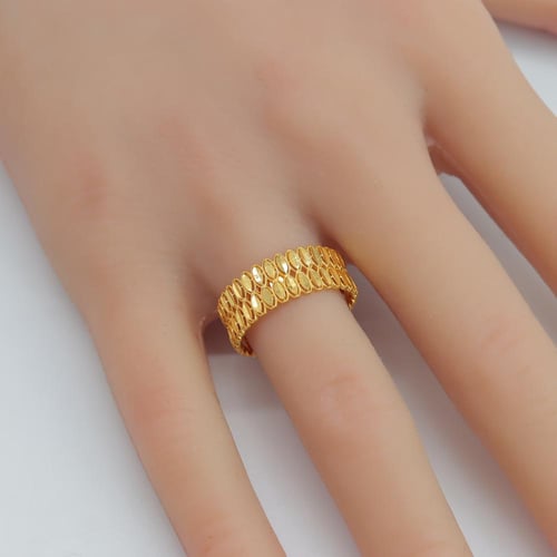 دبلة ذهب عيار 21 وزن 2.66 جرام