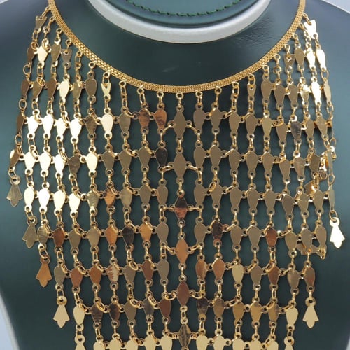 خناق ذهب الرمش الترند عيار 21 وزن 20.91 جرام