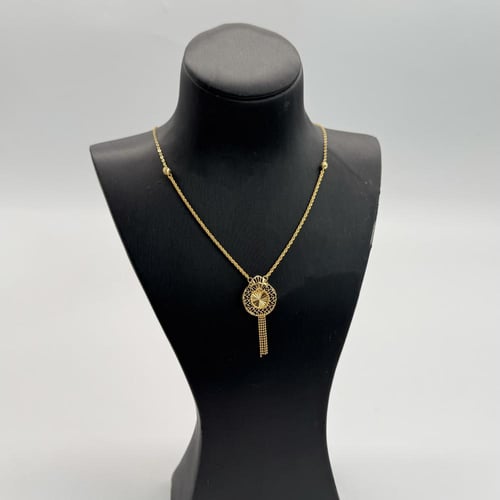 سبحة ذهب المبروم عيار 21 وزن 4.3 جرام