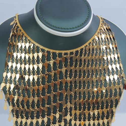 خناق ذهب الرمش الترند الحجم الكبير عيار 21 وزن 41....