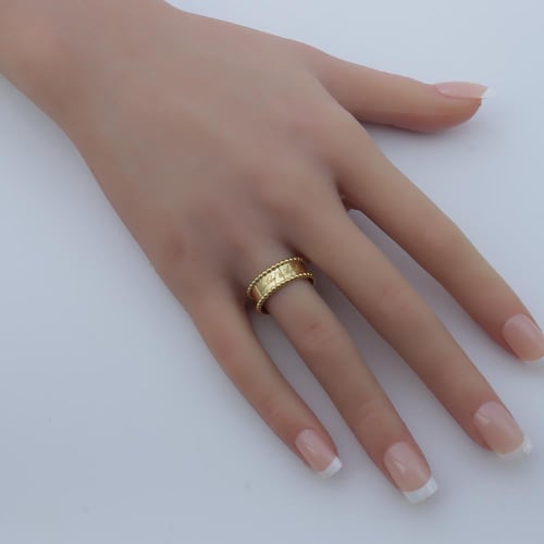 دبله فان كليف ذهب عريضه عيار 18