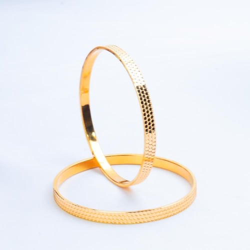 بناجر شوميه ذهب عيار 21 خطوط شوميه وزن 7.8 جرام