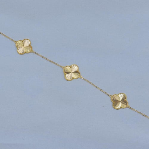 طقم ذهب تصميم الفان كليف جامبو عيار 21 وزن 14.07 ج...