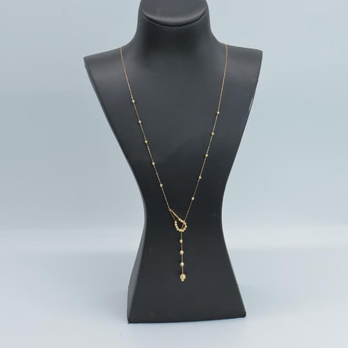 سبحة ذهب الببلز ناعمة عيار 21 وزن 2.7 جرام