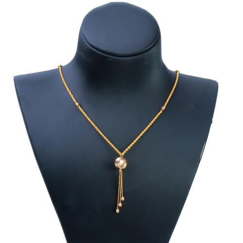 قلادة سبحة ذهب عيار 21 وزن 3.59 جرام