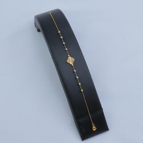 اسوارة ذهب فان كليف بتصميم ناعم عيار 21 وزن 2.38 ج...