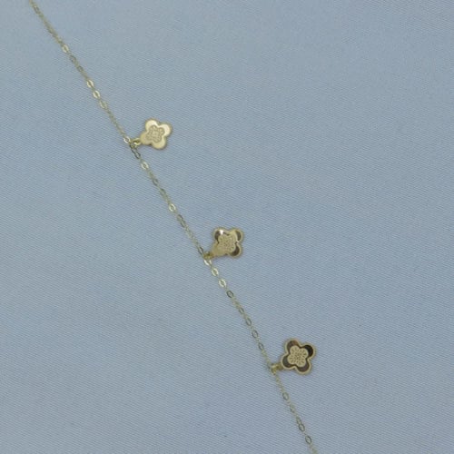 طقم ذهب ناعم عيار 18 وزن 2.55 جرام