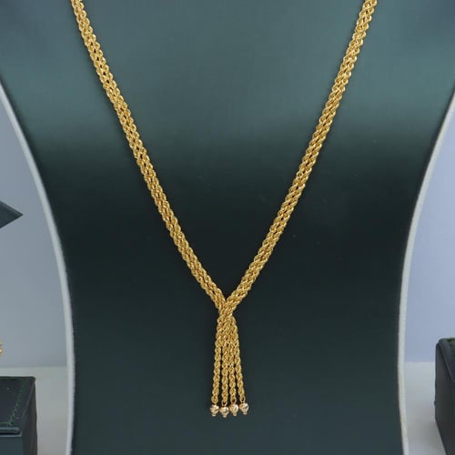 طقم ذهب المبروم عيار 21 وزن 12.75 جرام