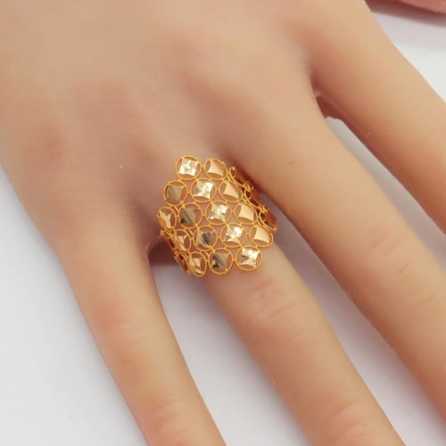 خاتم ذهب عيار 21