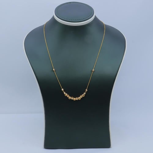 سلسال ذهب عيار 21 البريق الناعم وزن 3.9 جرام