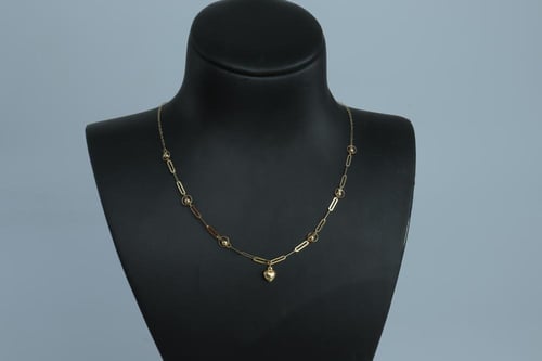 سلسال ذهب الحب عيار 18 وزن 1.4 جرام