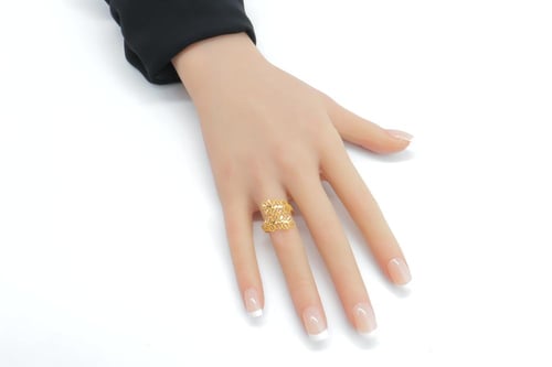 خاتم ذهب عيار 21