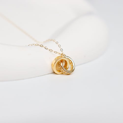 سلسال نقش الكارتير تصميم الماسي عيار 18