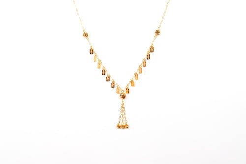 سلسال ذهب تصميم السبائك عيار 21 وزنة 4.6جرام