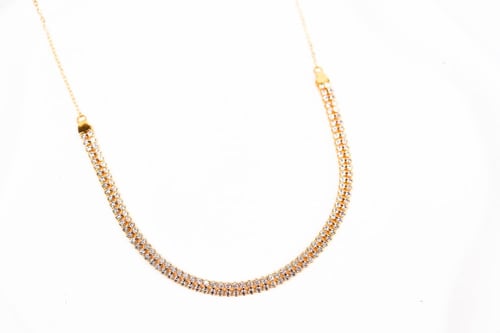 سلسال ذهب التنس عيار 21 الوزن: 6.16 جرام