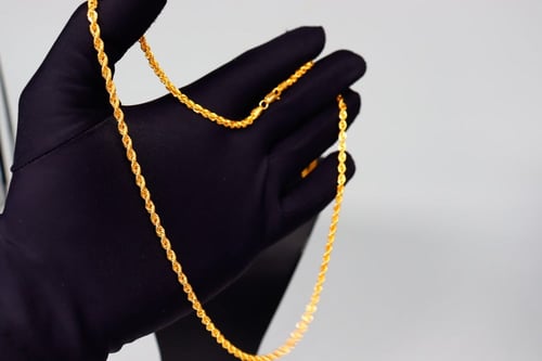 سلسال المبروم عيار 21 طول 60 سم