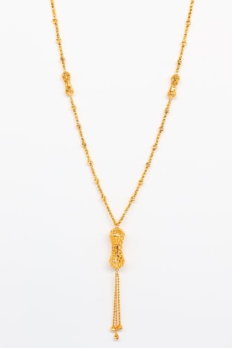 سلسلة سبحة ذهب بحريني عيار 21 بوزن 18.64 جرام