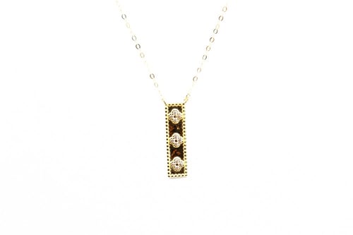 سلسال ذهب تصميم الفان كليف بناتي عيار 18 وزن 0.9 ج...