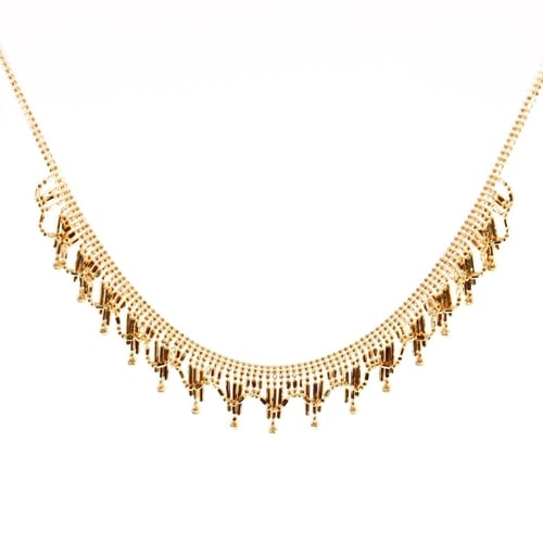 عقد ذهب صافي دقة ياباني عيار 18 وزنة8.200 جرام