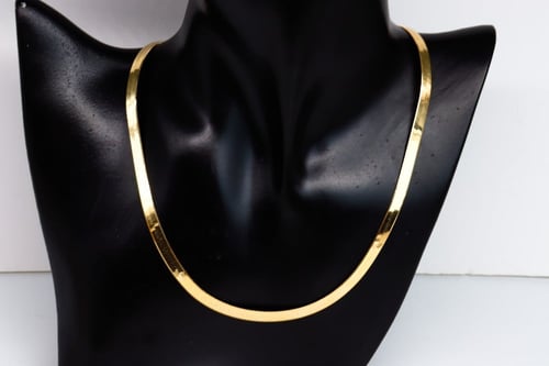 سلسال ذهب فلات ايطالي عيار 18 وزن 14.6 جرام