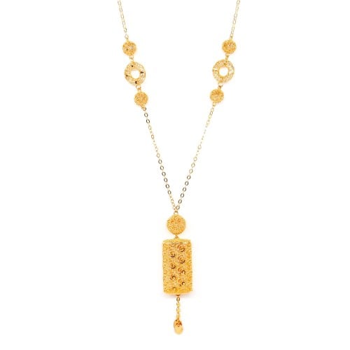 سلسال ذهب المنثورة عيار 21الوزن: 15.000 جرام