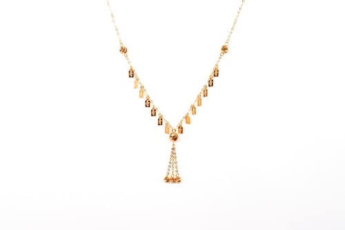 سلسال ذهب تصميم السبائك عيار 21 وزنة 4.6جرام