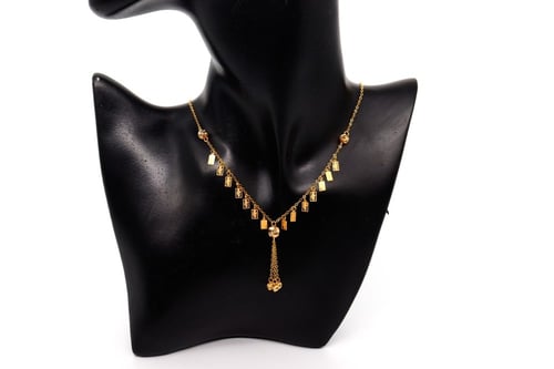 سلسال ذهب تصميم السبائك عيار 21 وزنة 4.6جرام