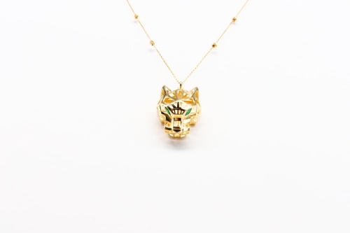 سلسال ذهب التايقر من كارتير عيار 18 وزن4.2 جرام