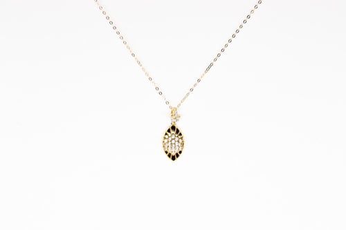 سلسال ذهب تصميم الماسي عيار 18 الوزن: 1.1 جرام